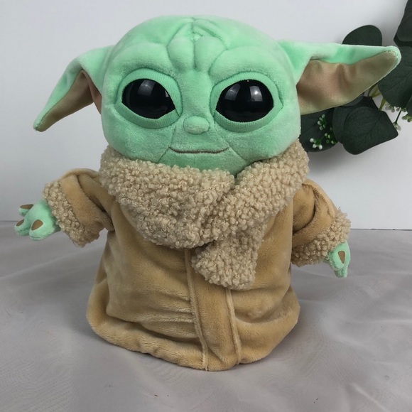 Star Wars Mattel Mandalorian The Child 8" Baby Yoda Grogu Plush Stuffed Animal - Picture 9 of 9